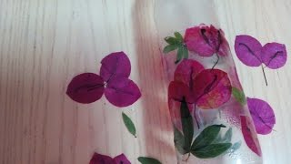 DIY COMO PLASTIFICAR FLORES EN BOTELLA RECICLADA [upl. by Trainer896]