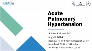 Acute Pulmonary Hypertension [upl. by Orelia]