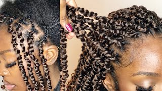 How to Individual crochet illusion for short passion twist Looks natural from the scalp  Leonyeri [upl. by Welker]