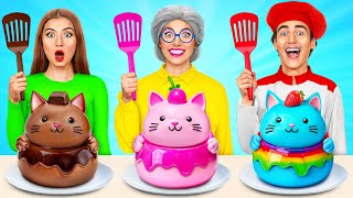 Me vs Grandma Cooking Challenge  Fantastic Kitchen Recipes by Multi DO Smile [upl. by Dudden]