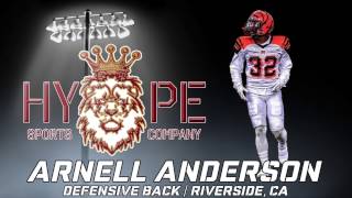 Arnell Anderson Football Highlights  Riverside City Junior College [upl. by Fablan]