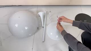 How to install Panthella Floor Lamp？ [upl. by Alenson]