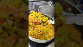 Telangan style  pesara Pappu dondakaya cookingshort viralvideo [upl. by Lednem]