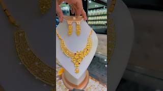 21k goldjewellery necklace wedding fyp goldaccessories youtubeshorts goldindubai arabicgold [upl. by Latia301]