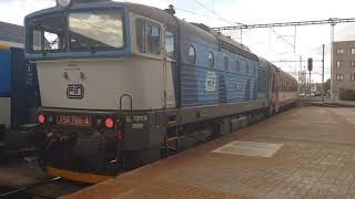 CD Class 750  750706 departing Praha Hlavní nádraží Station on 100924 [upl. by Bohman]