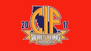 2017 CIF Boys Wrestling FINALS  170 lbs Anthony Mantanona vs Abel Garcia [upl. by Lacey768]