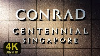 Conrad Singapore Hotel Full Roomtour Pooltour Executive Lounge Breakfast 5 Star Luxury unlimited [upl. by Cormier]