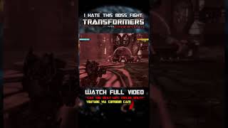 most annoying transformers boss fight transformers [upl. by Issi]