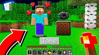 How to TAME a FRIENDLY Herobrine in Minecraft Mobile PS4 Xbox PC Switch [upl. by Ahola951]