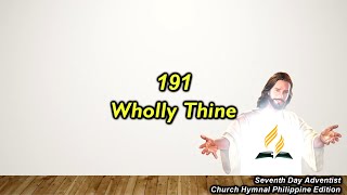 SDAH 191 – Wholly Thine [upl. by Ping]