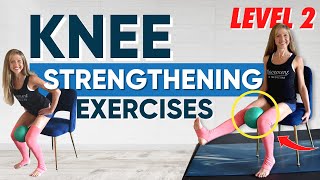 Get Rid Of Knee Pain Now Strengthening Exercises Level 2 EFFECTIVE [upl. by Ynitsed]