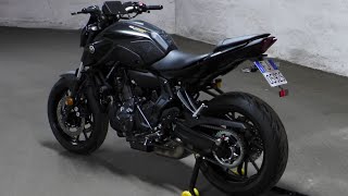 Nuovo anno nuova moto  Yamaha Mt07 [upl. by Arriek527]