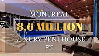 Montreal Penthouse  86 Million Dollar Ritz Carlton Residence [upl. by Anitsirc]