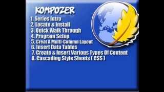 Kompozer Tutorial  Complete Video Kompozer Tutorial Video Course [upl. by Slen606]