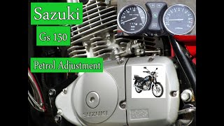 Suzuki Gs 150 Petrol Adjustment How To Increase Mileage [upl. by Leyes180]