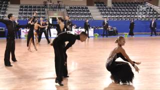 Vodicar  Bychkova SLO  2014 Euro Ten Dance R1 R  DanceSport Total [upl. by Eyahs]