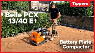 Altrad Belle PCX 1440E Battery Compactor Plate  Live Demonstration  Tippers Tool Hire [upl. by Thackeray]