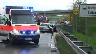 Frankenberg Drei Tote bei schwerem Verkehrsunfallmpg [upl. by Miran]