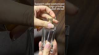 Perfume glass bottle in square shape perfume cosmeticpackaging [upl. by Wiedmann]