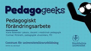 Pedagogeeks Pedagogiskt förändringsarbete [upl. by Mylander]