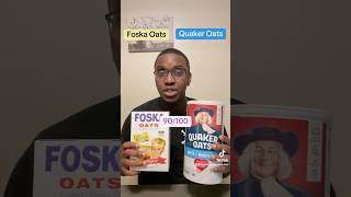 Foska Oats VS Quaker Oats ingredients review jamaican caribbeanfood jamaicanfood oatsrecipe oat [upl. by Silden]