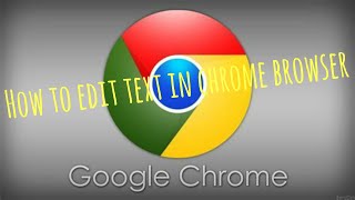 How to edit text on chrome browser on any android device [upl. by Ahsiret]