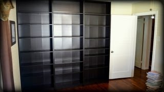 Building Ikea Billy Bookcases  Construction Timelapse [upl. by Nura]