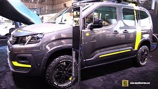 2019 Peugeot Rifter 4x4 Concept  Exterior and Interior Walkaround  2018 Geneva Motor Show [upl. by Iraam343]