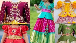 Girls customized designer blouse langa design ideas  girls lehenga blouse [upl. by Soren]