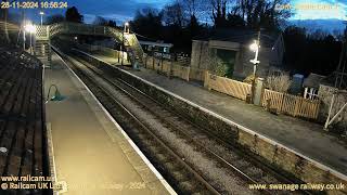 Corfe Castle Station Cam2  Swanage Railway  Railcam UK [upl. by Katerina]