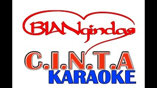 dBAGINDASCINTA karaoke  Versi BIANGINDAS [upl. by Bree]