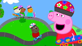 Learning To Skateboard 🛹  Peppa Pig Official Full Episodes [upl. by Sosna]