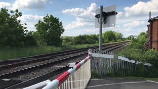 Swindon Road Level Crossing Gloucestershire 25052024 [upl. by Bearce]