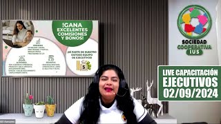 Live Capacitación Ejecutivos 02092024 IUSAsesores AseguramientoIMSS [upl. by Eednahs]