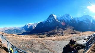 360° Aussicht auf dem Lauberhorn [upl. by Oiceladni]