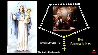 The Joyful Mysteries  VIRTUAL ROSARY  Mondays amp Saturdays [upl. by Adahs]