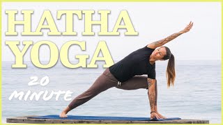 20 Minute Hatha Yoga Flow [upl. by Anoblav]