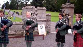 Maries Wedding Bagpipes Scone Palace Perth Perthshire Scotland [upl. by Germana]