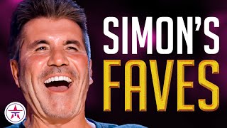 ALL SIMON COWELL GOLDEN BUZZERS ON AGT EVER 20162023 [upl. by Yluj]