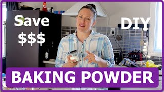 Make your own Baking Powder Easy DIY recipe [upl. by Bonne]