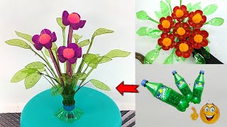 Easy Plastic Bottle Guldasta  Sprite Ki Bottle Se Banaye New Guldasta  Bottle Craft Ideas [upl. by Faruq]