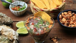 Fresh oyster ceviche recipe [upl. by Nnayhs601]