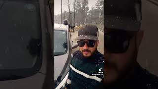 Snow falling in murree RoadMaster [upl. by Nyret]