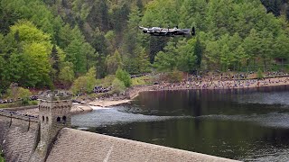 DAMBUSTERS DERWENT DAM 70th ANNIVERSARY FLYPAST [upl. by Previdi]