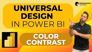 Color Contrast Universal Design in Power BI [upl. by Macario]