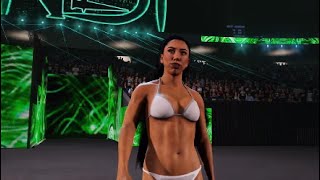 WWE 2K24  Indi Hartwell EntranceCelebration in Bra amp Panties [upl. by Ragnar725]