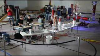 2010 WWT Winter Western Teslathon  Steve Ward Terry Blake amp Their Musical Tesla Coils [upl. by Suolkcin227]