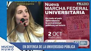 La Unne se moviliza en defensa de la educación y en rechazo al desfinanciamiento  M Stein [upl. by Ot]