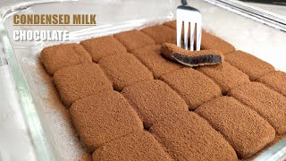 Condensed Milk Chocolate Truffles Recipe [upl. by Mitran]