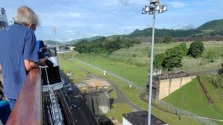 Going thru the locks at the Panama Canal on Carnival Spirit [upl. by Edwin571]